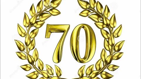 Цифра 70 на юбилей