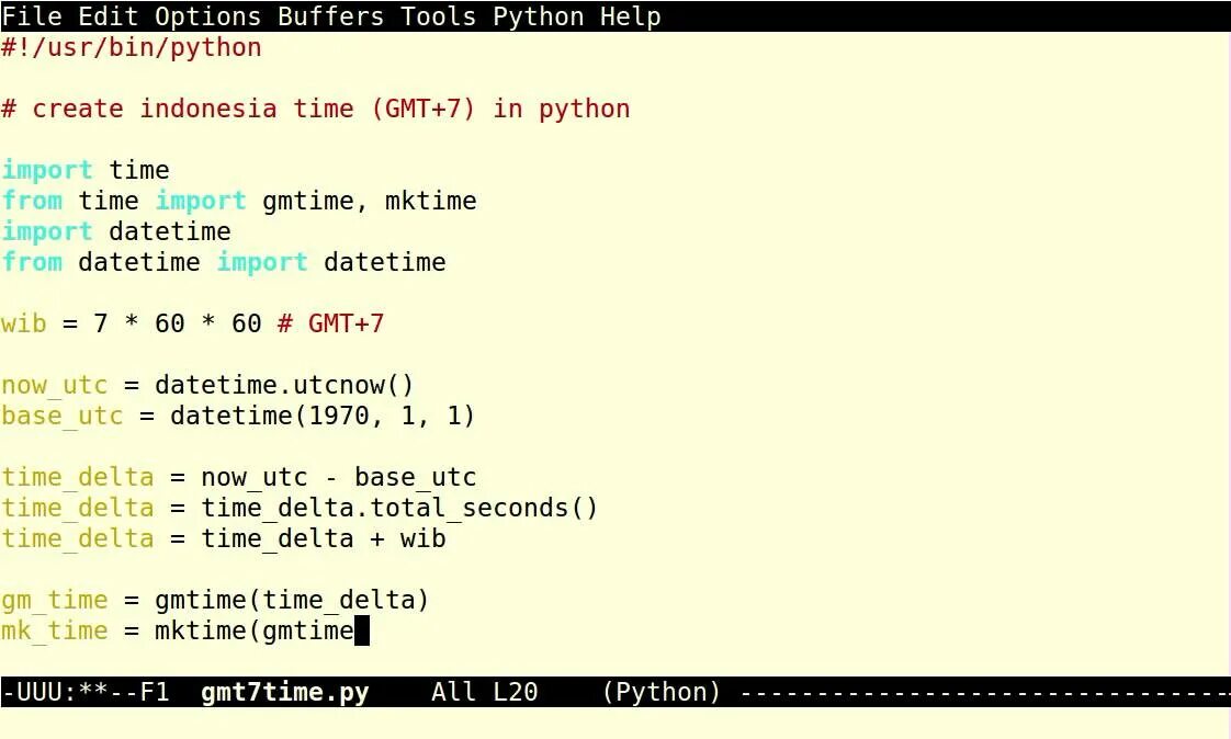 Python время в секундах