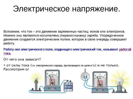 Какого определения напряжения