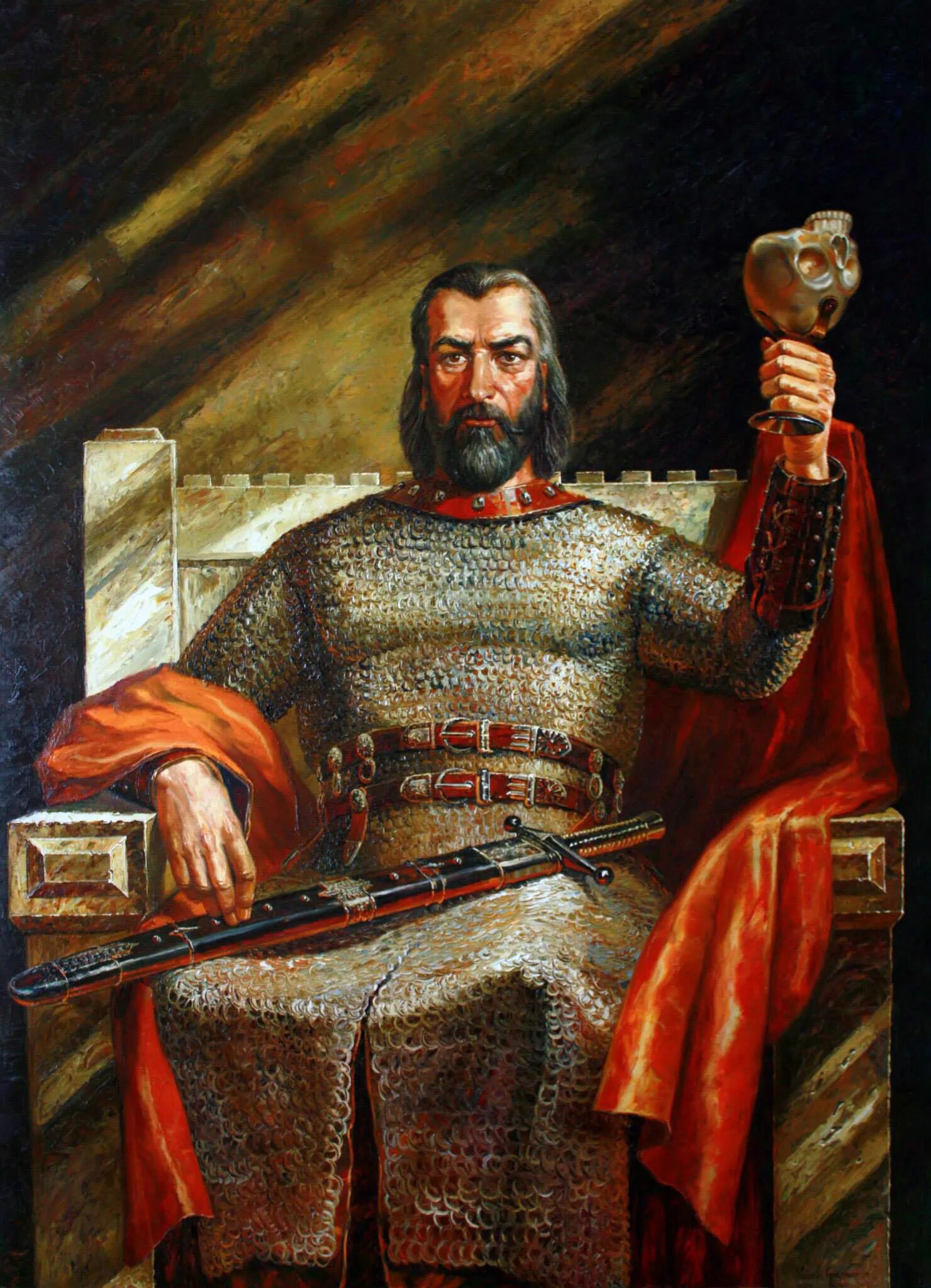 26 век. Хан Крум. Болгарский князь Крум. Болгарский Хан Аспарух. Хан Аспарух портрет.