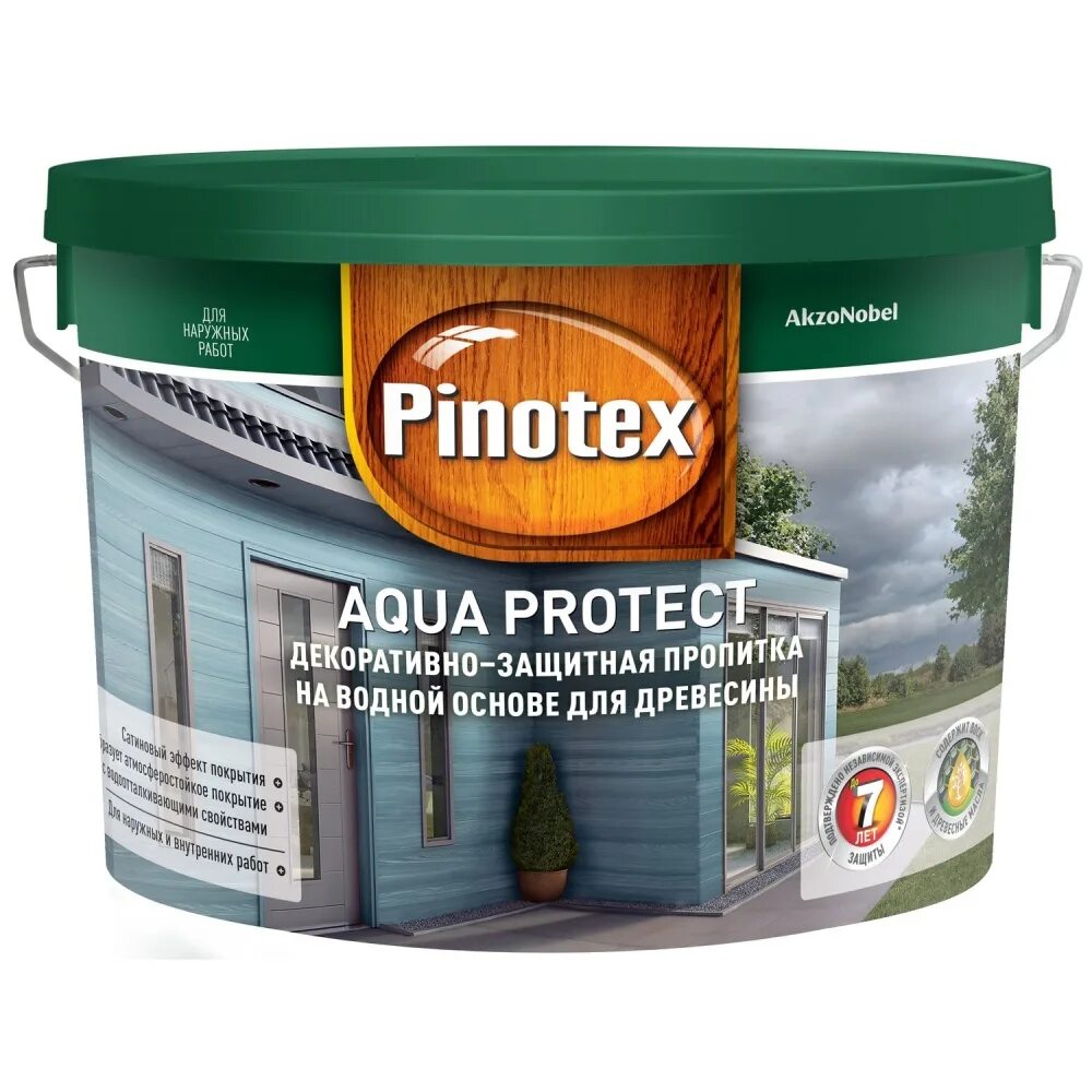 Пинотекс Аква пропитка. Пинотекс Aqua protect CLR 9л. Pinotex Aqua protect бесцветный 9л. Пропитка Pinotex Aqua protect CLR (база под колеровку) 0,73л. Пропитка для дерева без запаха