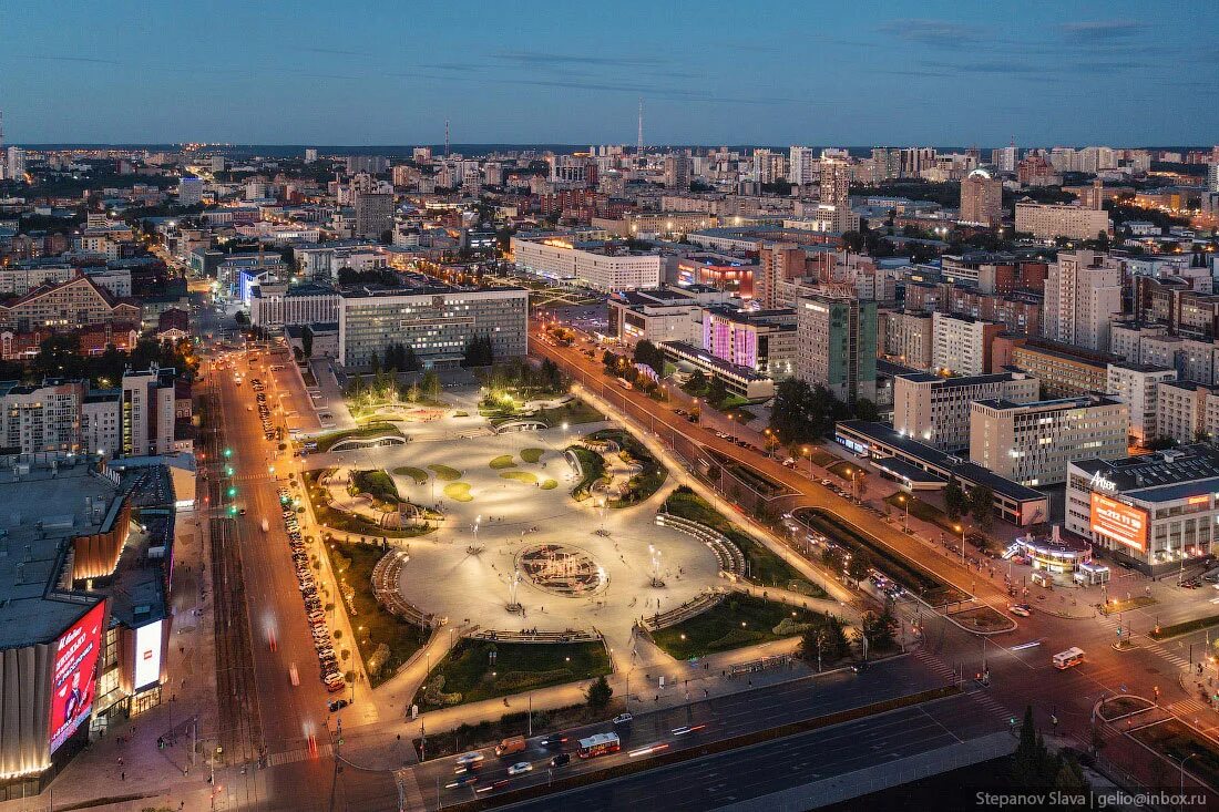 Какая площадь города перми