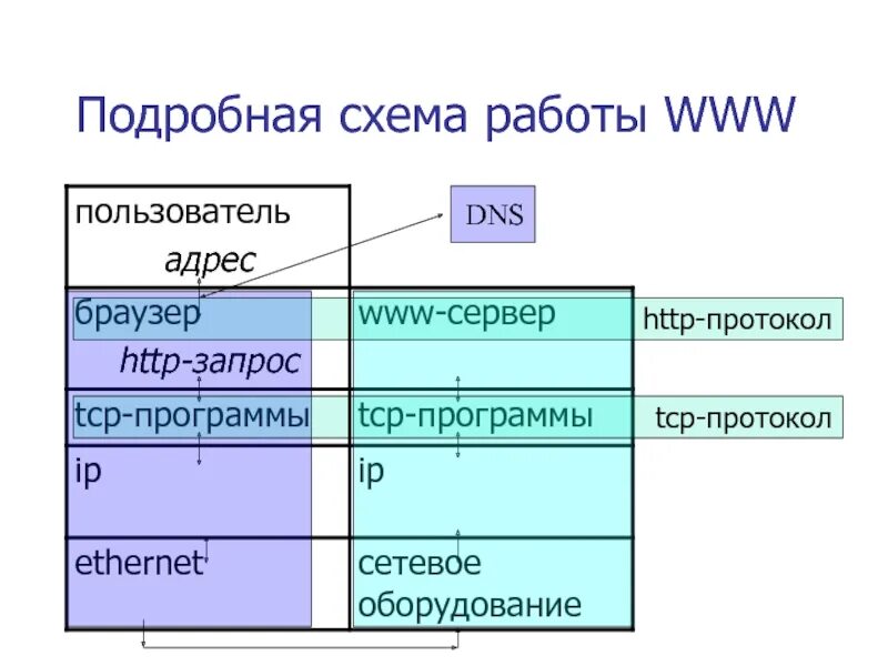 Функцию протокола tcp