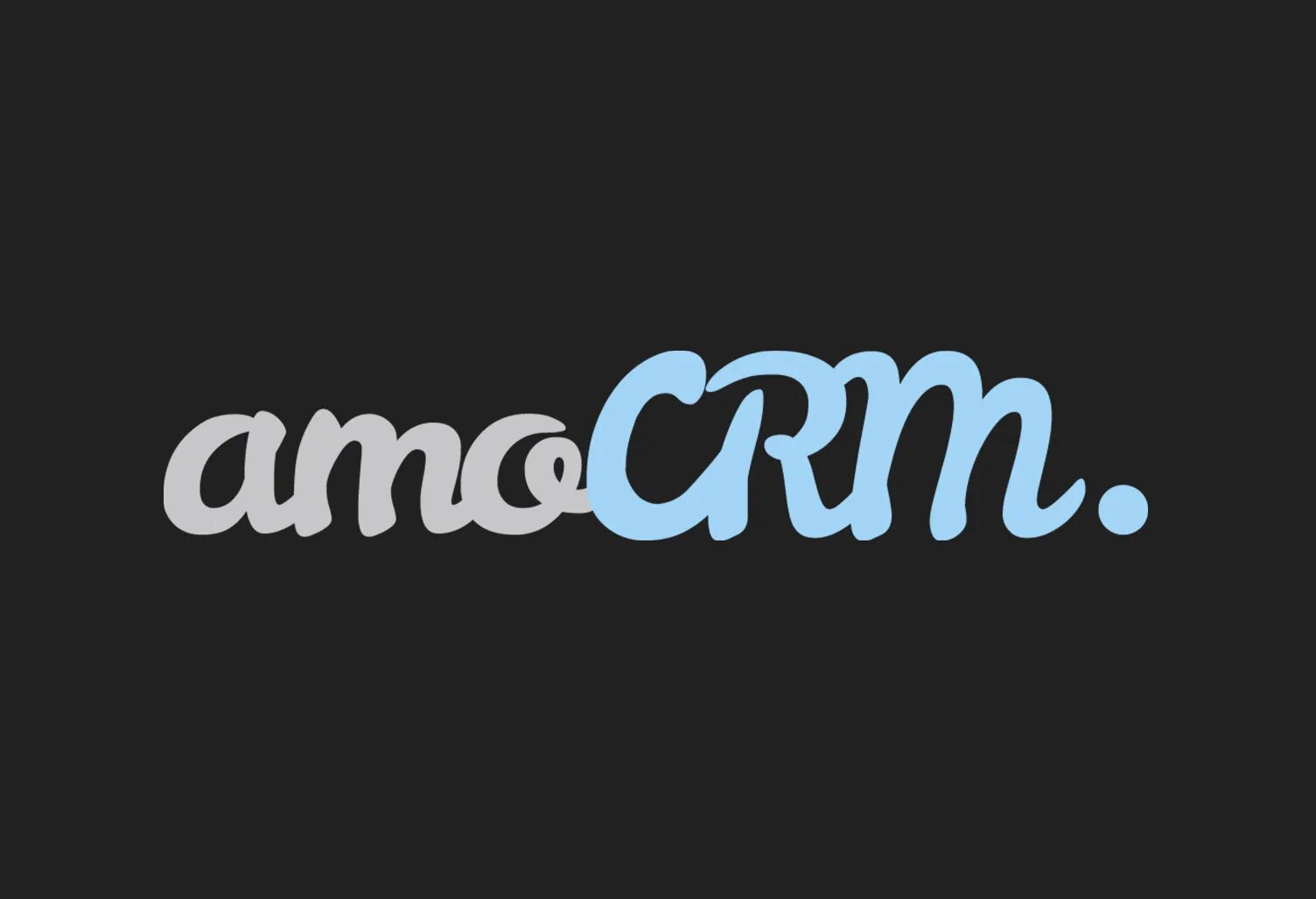 Crm v. Значок amocrm на прозрачном фоне.