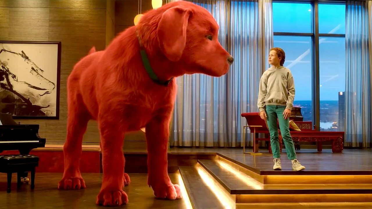 Большой красный клиффорд. Красный пёс Клиффорд 2021.