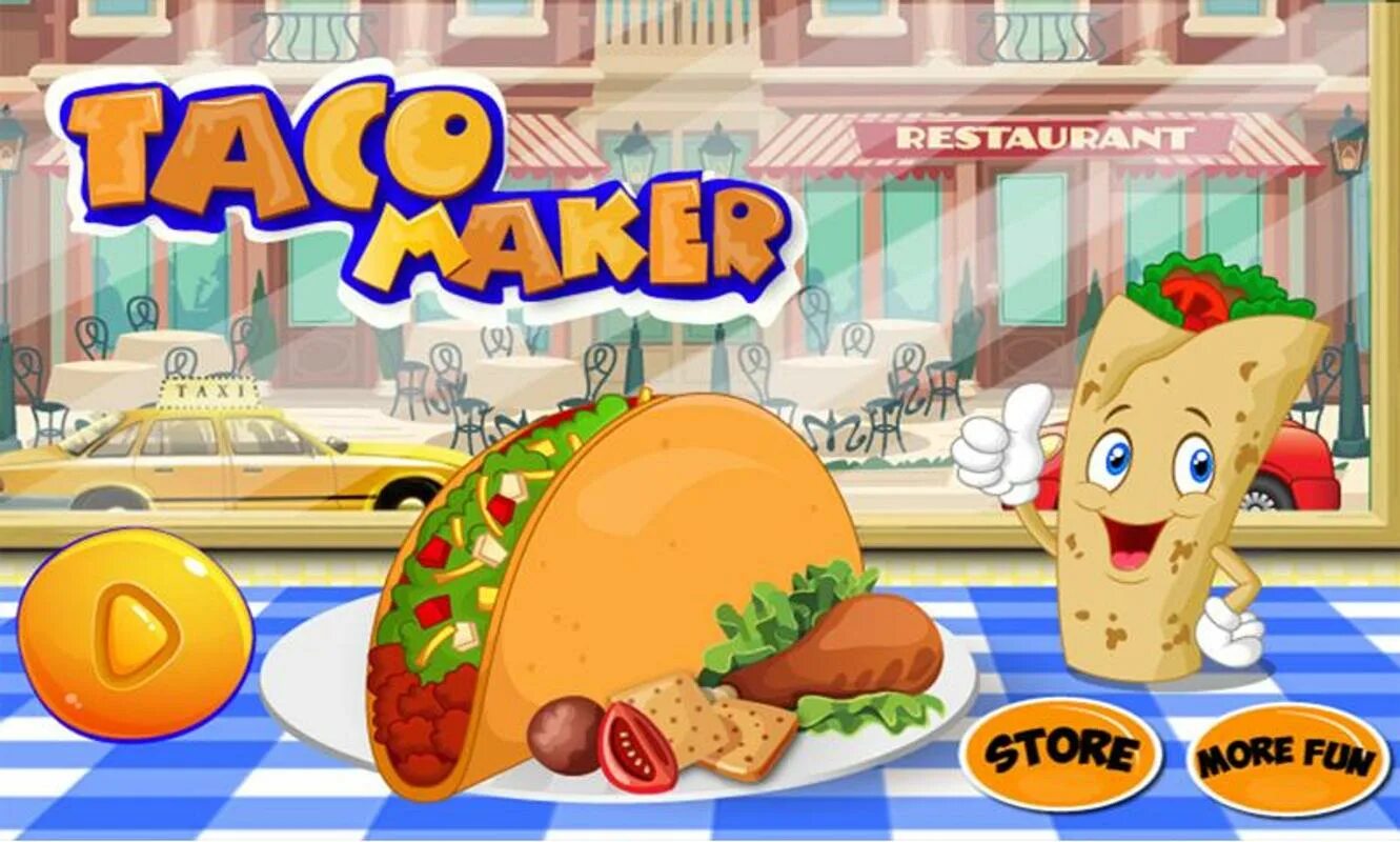 Тако пицца коза. Игра тако. Супер тако игра. Taco maker. Игры с едой где на обложке нарисовано тако.