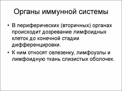 Укажите органы иммунной системы