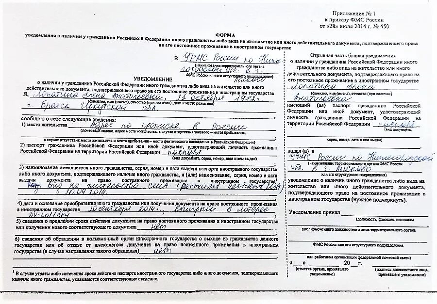 Уведомление по внж 2024 году. Уведомление о наличии второго гражданства у гражданина РФ. Форма уведомления о втором гражданстве 2022. Уведомление о наличии второго гражданства бланк 2017. Уведомление о двойном гражданстве 2022 образец.