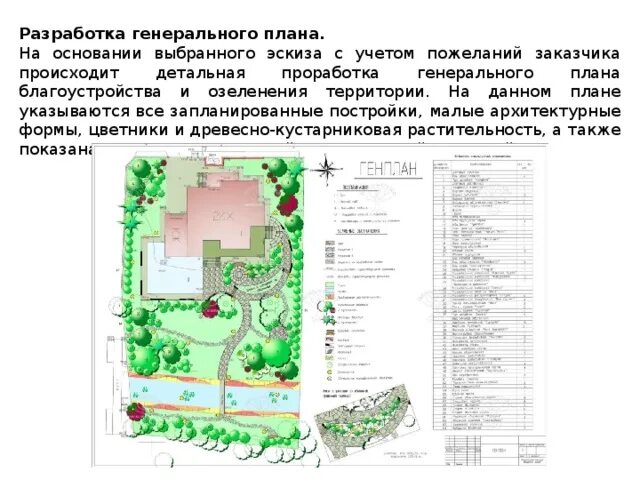 Задание на разработку генерального плана