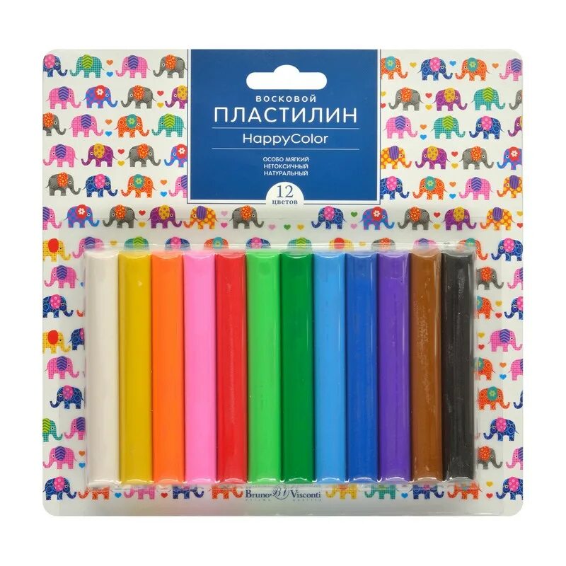 Пластилин восковой BRUNOVISCONTI 12 цветов. Восковой пластилин Bruno Visconti. Пластилин Bruno Visconti 12 цветов. Вес пластилина