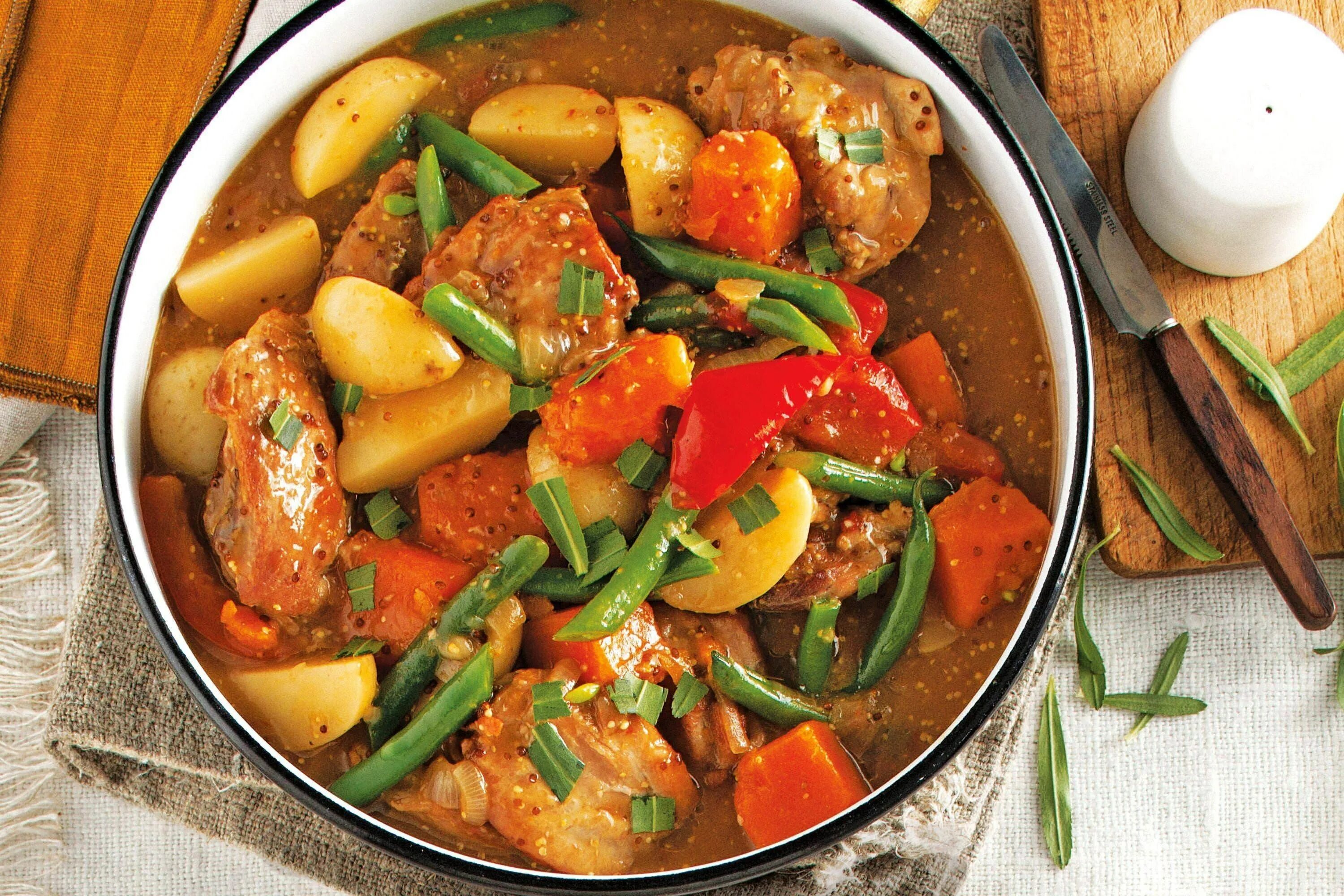 Тушеное мясо с картошкой как называется блюдо