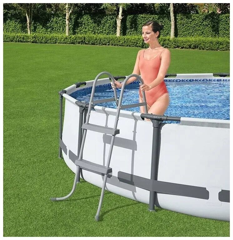 Лестница 122см bestway. Лестница для бассейна bestway 58430 bw 84 см. Лестница для бассейна 84 см bestway 84 см. Лестница для бассейна 84см. 28064, intex, лестница для бассейнов до 91см, 3 ступеньки, без площадки, уп.