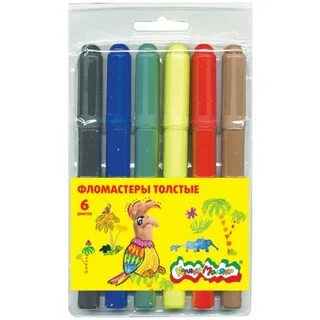 6 фломастеров