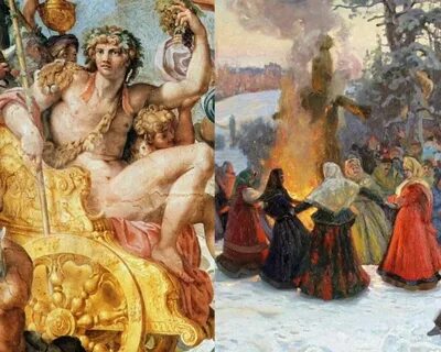 У подножия какой горы праздновались античные
