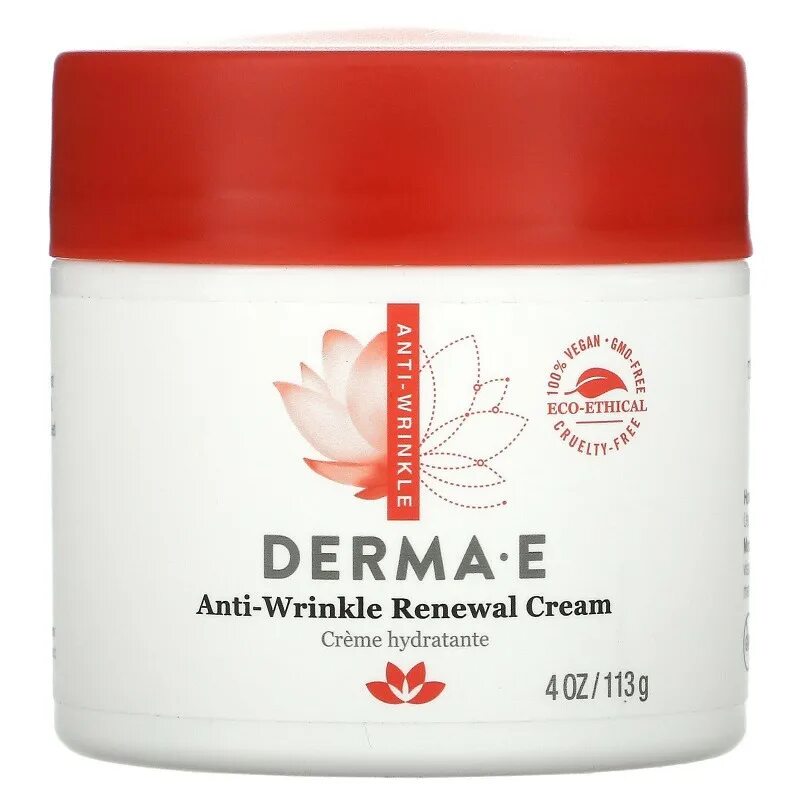 Купить крем е. Derma-e Anti-Wrinkle Renewal Cream. Дерма е увлажняющий крем. Крем Anti Wrinkle. Крем от морщин.