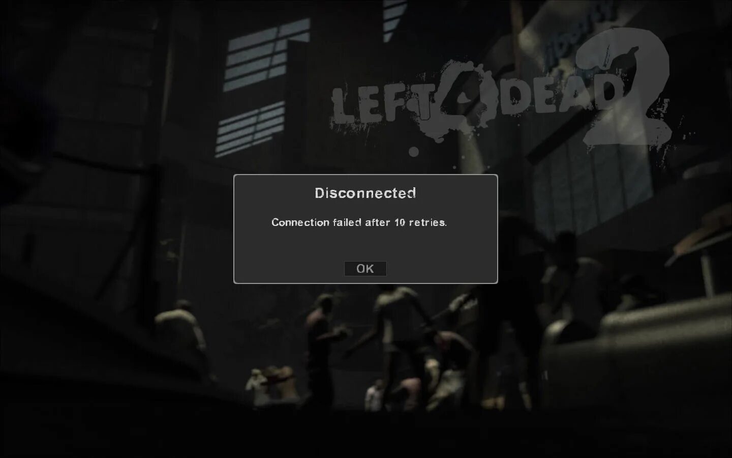 Connection failed after 4 retries. Connection failed after 10 retries. Connection failed after 10 retries left 4 Dead 1. Connection failed after 6 retries.