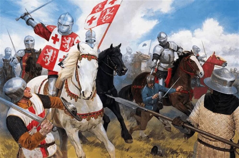 Вар по истории 11 класс. Рыцарь 15 века битва Грэм Тернер. Битва при Пате 1429. Грэм Тернер битва при Креси.