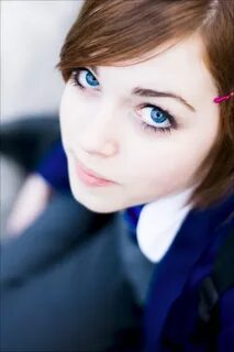 Deep blue eyes