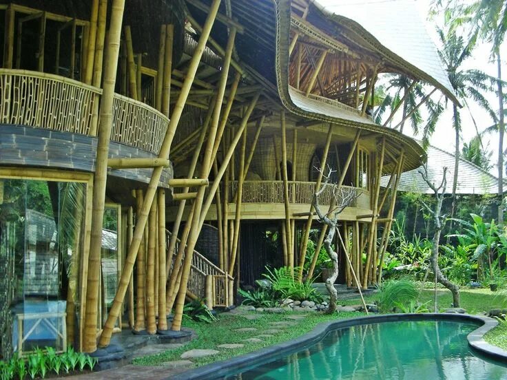Ривер хаус бали. Домик на филиппинах. Бамбуковый дом на бали. Bamboo house. Bamboo house.