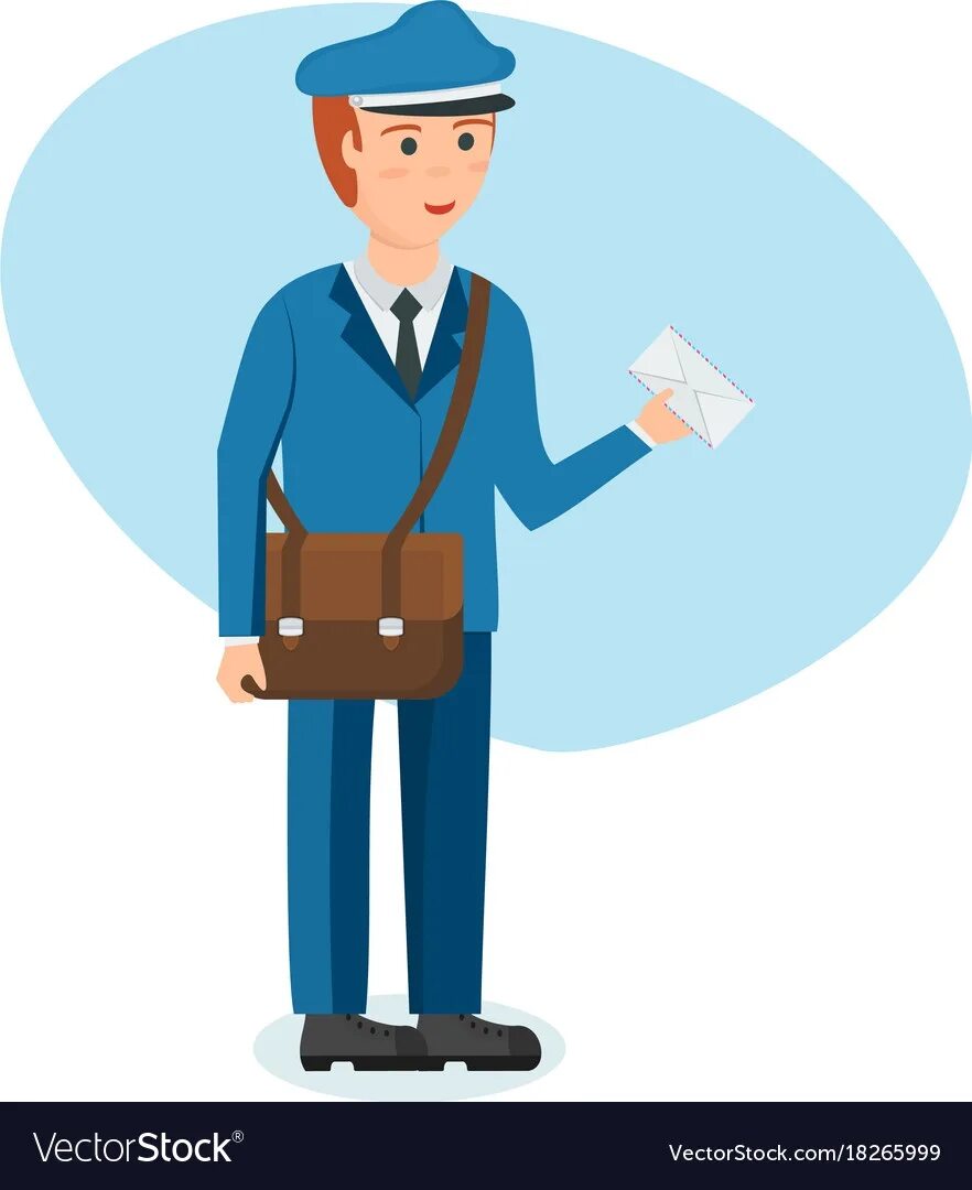 Почтальон мультяшный. Почтальон картинка для детей на прозрачном фоне. Почтальон иллюстрация. Почтальной мультяшный. Почтальон картинка для детей на прозрачном фоне.