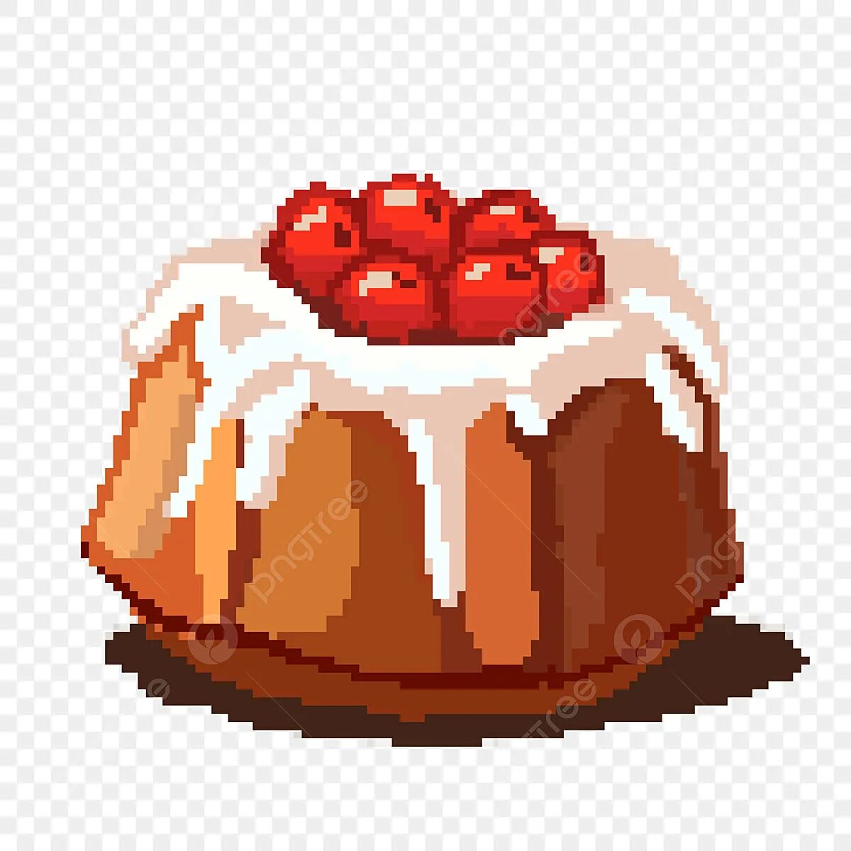 Pixel cake png