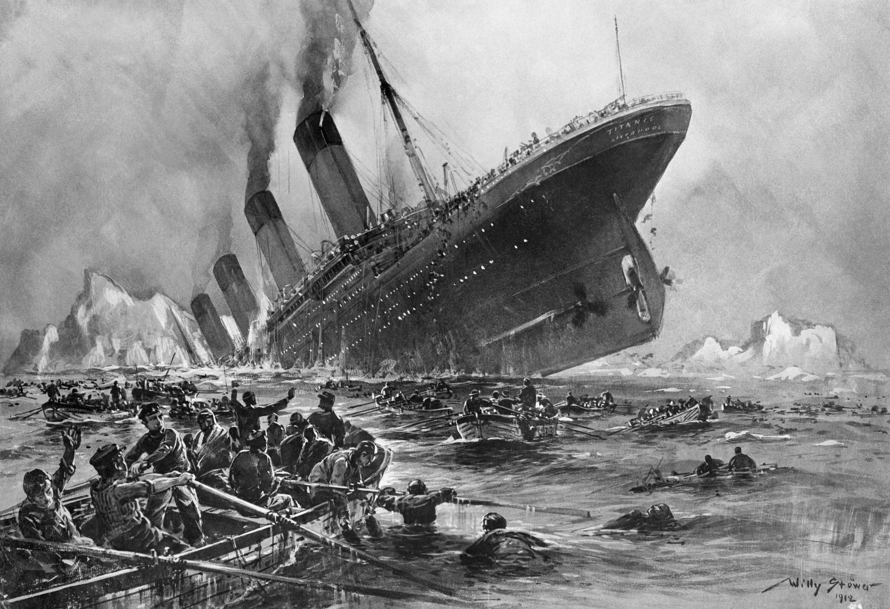 Крушение дату. Крушение Титаника 1912. Титаник тонет 1912. Титаник пароход 1912.
