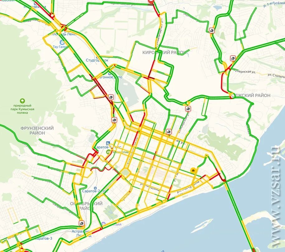 Чернышевского какой район саратова. Саратов Чернышевского карта. Пробки Саратов. Улица Чернышевского Саратов карта.