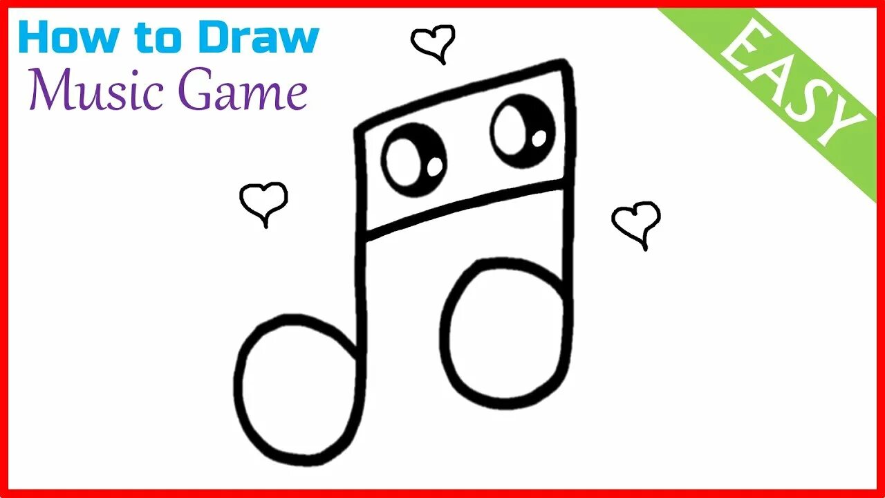 Drawn note. How to draw music. easy drawing for note. how to draw music heart. note in drawing.