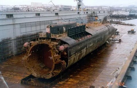 Крушение курска подводной