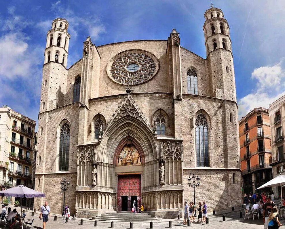 Церковь Святой Марии Барселона.