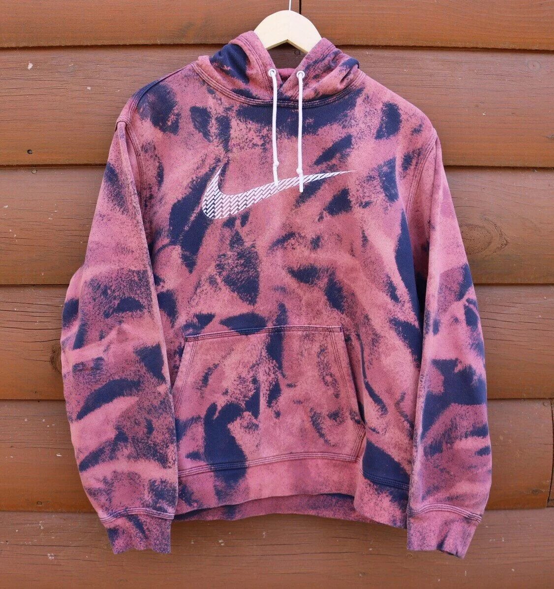 Nike Custom Hoodie. Кофта с разводами. Худи с разводами. Кофта с белизной. Кофты белизной