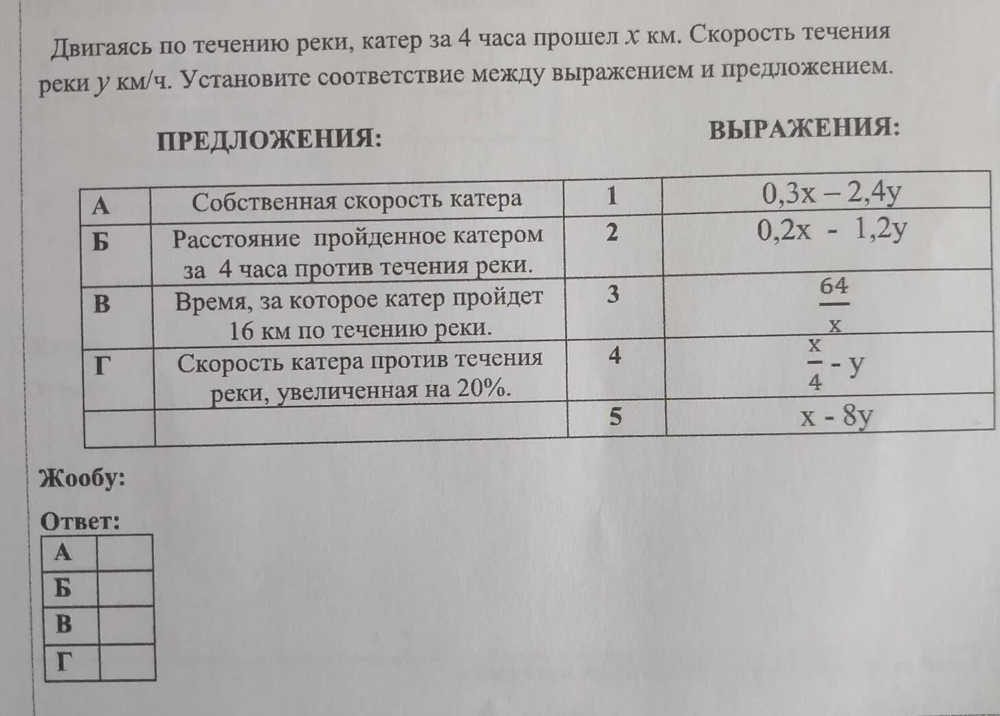 Катер за 4 часа проходит 120 км