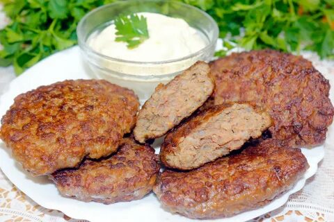 Котлеты печеночные говяжьи с манкой