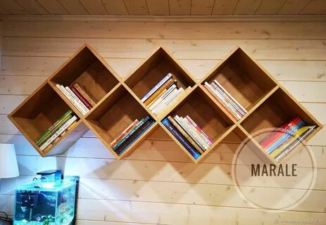 Книжные полки крафт