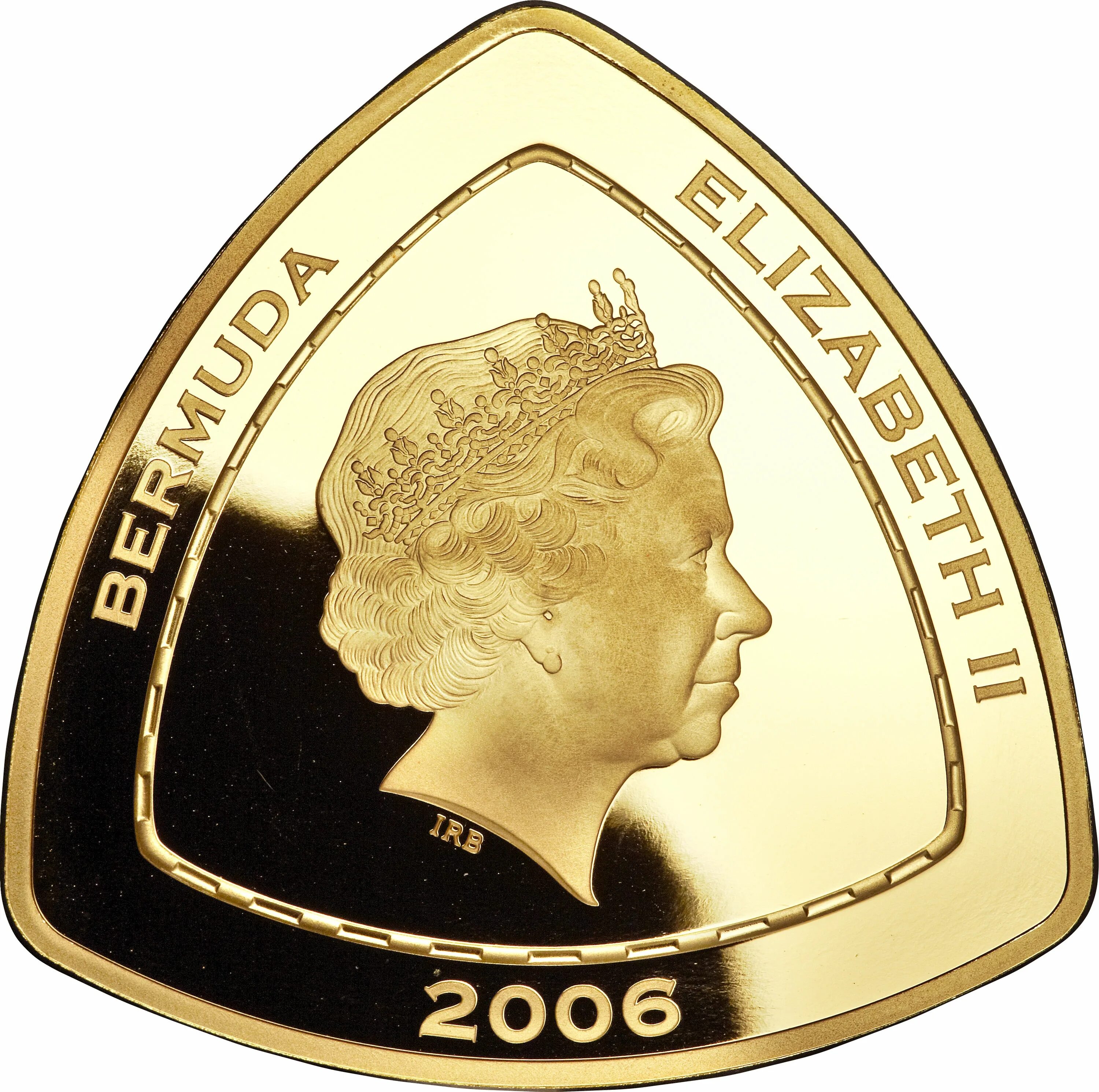 Золотые монеты Бермудских островов. 2006 Золотом. 90 Долларов. 90 долл