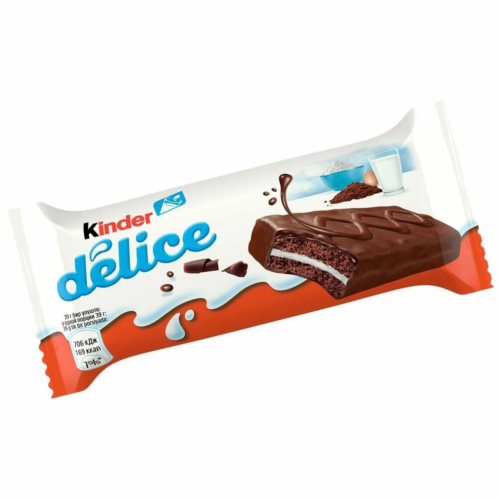 Kinder Delice пирожное бисквитное 39г. Киндер Делис 39 гр. Киндер Делис пирожное бисквитное 39 грамм. Киндер Делис т4 (39г х 4шт) 156г Ферреро.