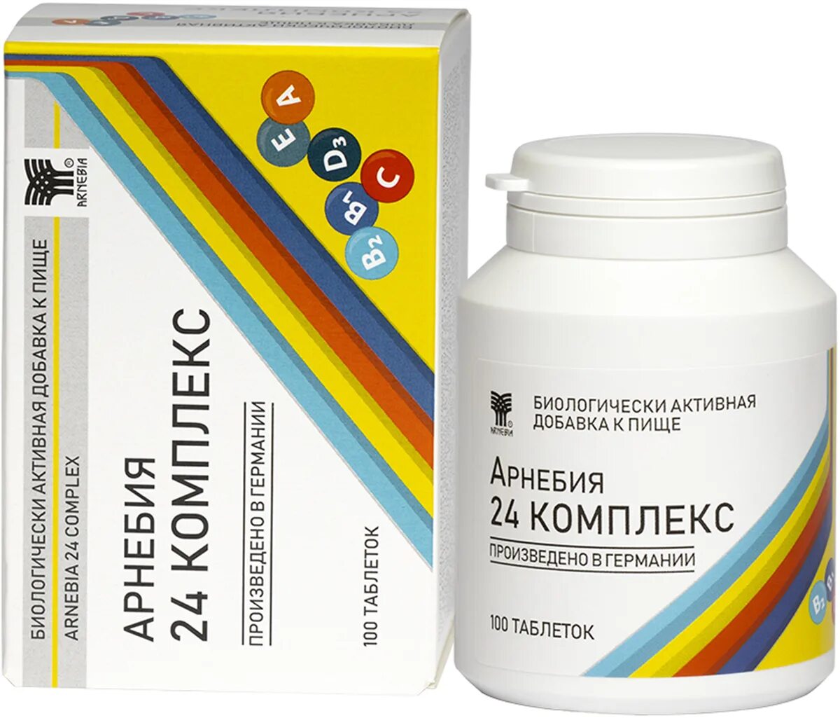 Vitamin 24. Арнебия 24 комплекс. Биологически активная добавка к пище Арнебия 24 комплекс. Таблетки комплекс. Арнебия ниацин + фолиевая кислота таб. Шип. №20.