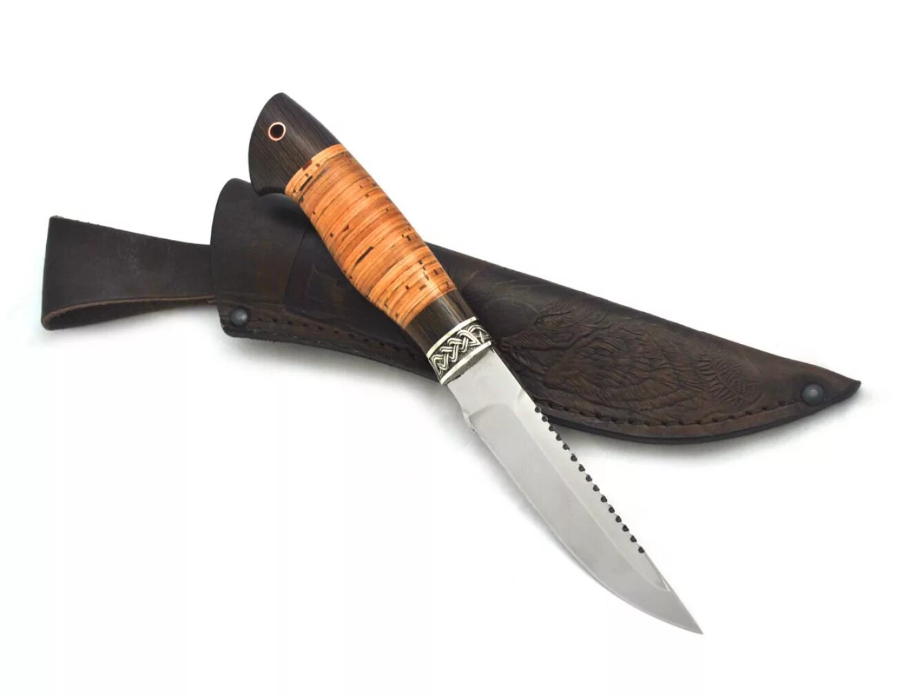 Нож "Рыбак-3" (х12мф, дюраль, граб). Нож для охоты и рыбалки. Нож рыбацкий Промысловый. Ножи охотничьи и рыбацкие. Купить нож охотничий магазин