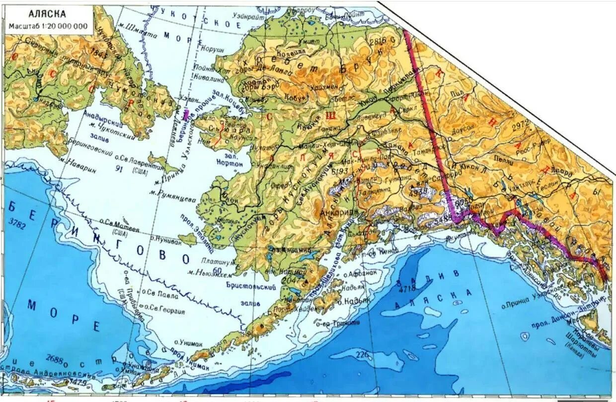 Штат Аляска физическая карта. Где находится полуостров Аляска на карте. Залив Аляска на карте. П-ов Аляска на контурной карте. Географическое положение аляски