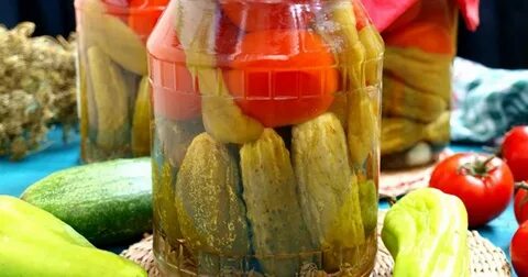 Маринад ассорти на зиму на 1 литр