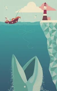 Морской постер