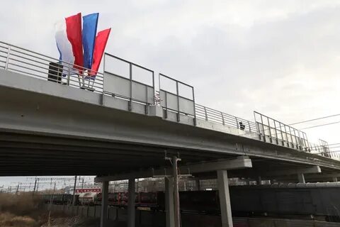 Открытие моста через лочу
