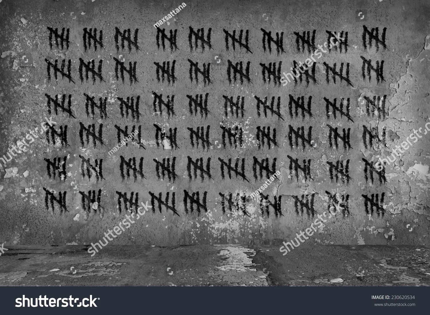 Надписи на стенах в тюрьме. Четрочки дней на стене. Засечки на стене. Черточки на стене в тюрьме. Тюремная стена с черточками.