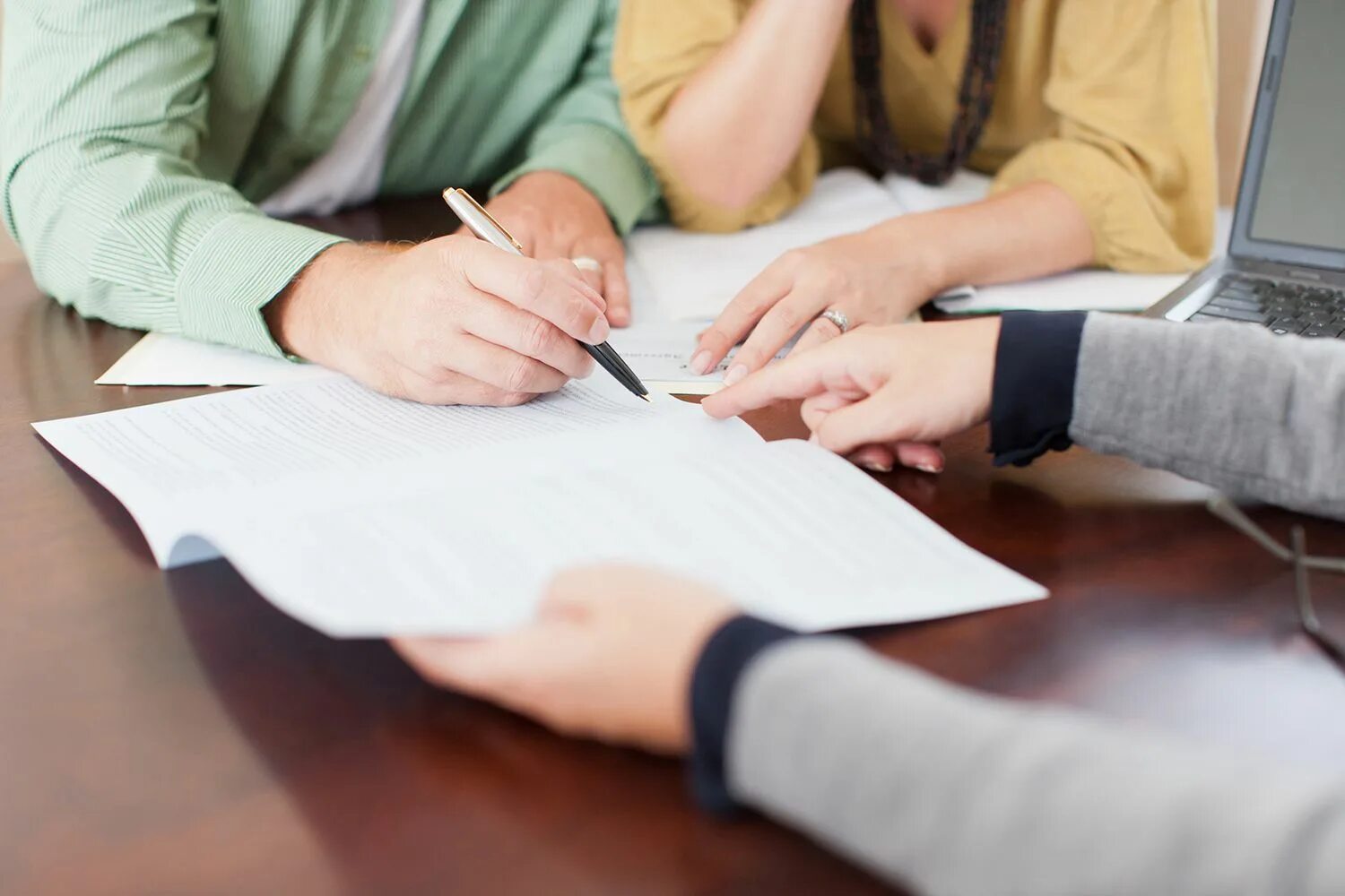 Sign the contract