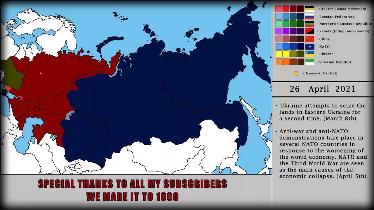 Гражданский мир в россии. Альтернативная карта России. Карта холодной войны. Альтернативная карта СССР.