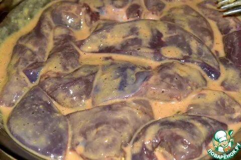 Печень маринованная содой