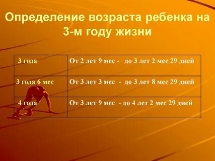 Определение возраста жизни