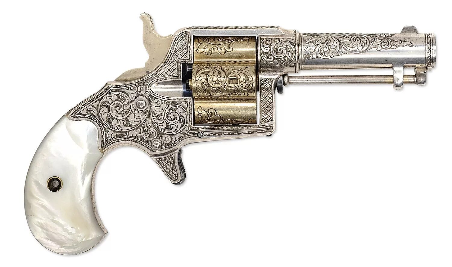 Рукоятка револьвера. Револьвер Кольт Хаус. Кольт револьвер 1871 с гравировкой. Золотой револьвер Кольта 1871. Colt Cloverleaf House.