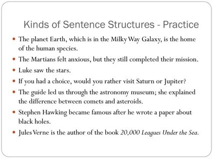 Kind sentence