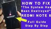 The system has been destroyed xiaomi redmi